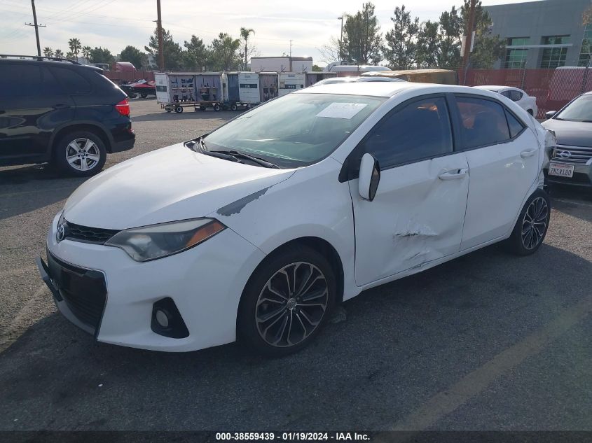 2015 TOYOTA COROLLA S PLUS - 5YFBURHE3FP363179