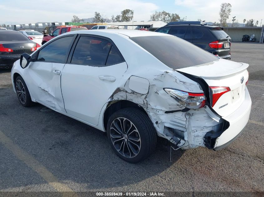 2015 TOYOTA COROLLA S PLUS - 5YFBURHE3FP363179