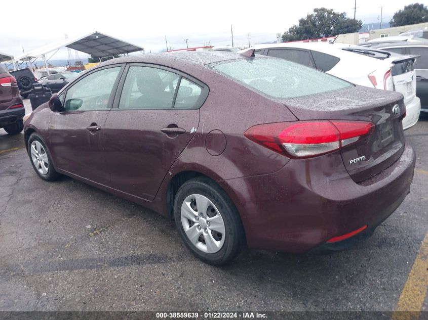 2018 KIA FORTE LX - 3KPFK4A70JE259264