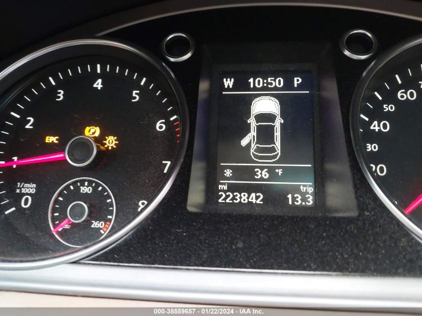 2013 VOLKSWAGEN CC 2.0T LUX - WVWRP7AN0DE521847