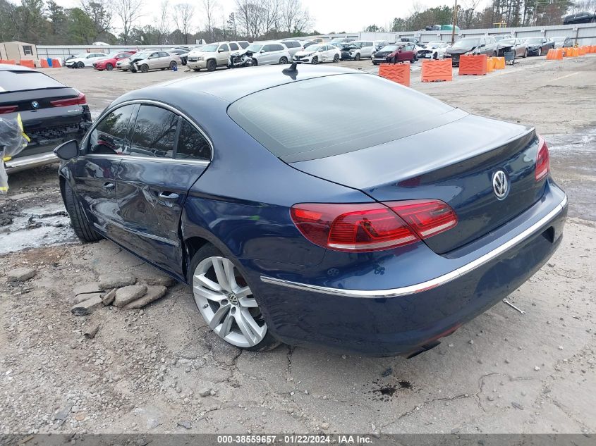 2013 VOLKSWAGEN CC 2.0T LUX - WVWRP7AN0DE521847
