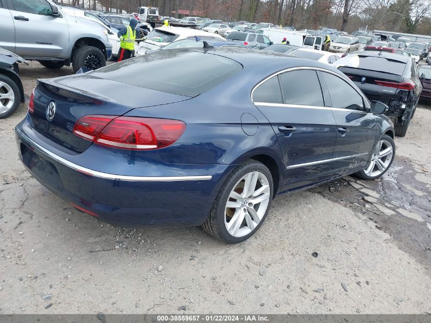 2013 VOLKSWAGEN CC 2.0T LUX - WVWRP7AN0DE521847
