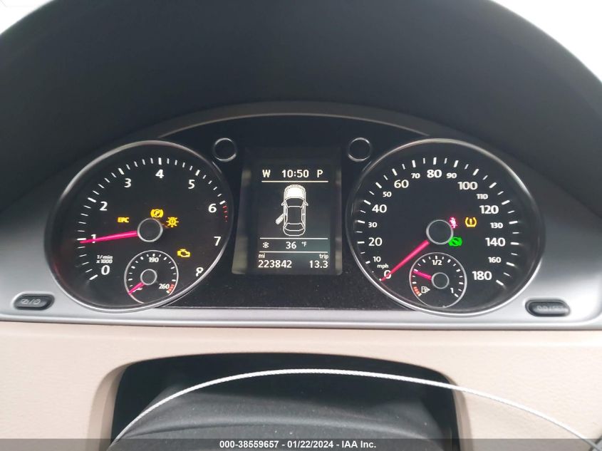2013 VOLKSWAGEN CC 2.0T LUX - WVWRP7AN0DE521847