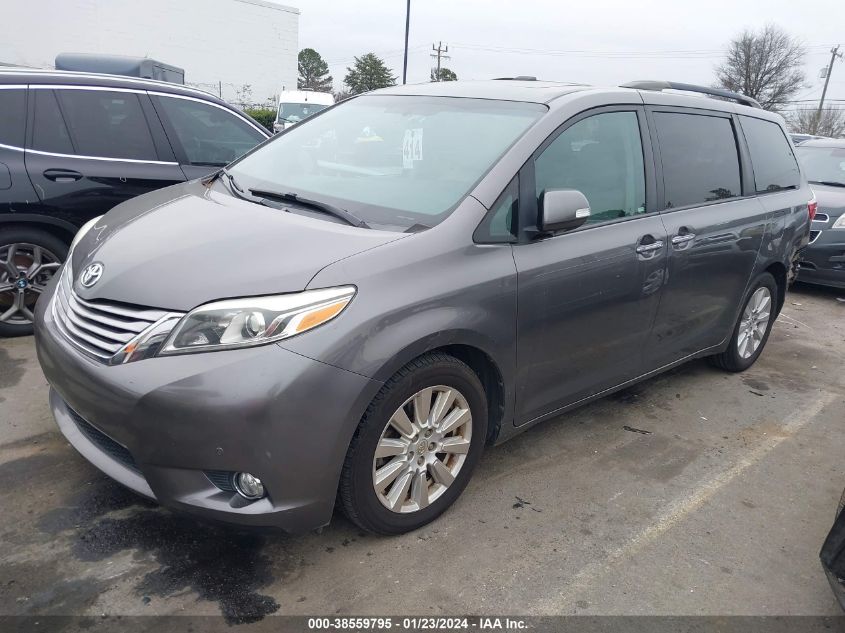 5TDYZ3DC6HS848231 2017 TOYOTA SIENNA, photo no. 2