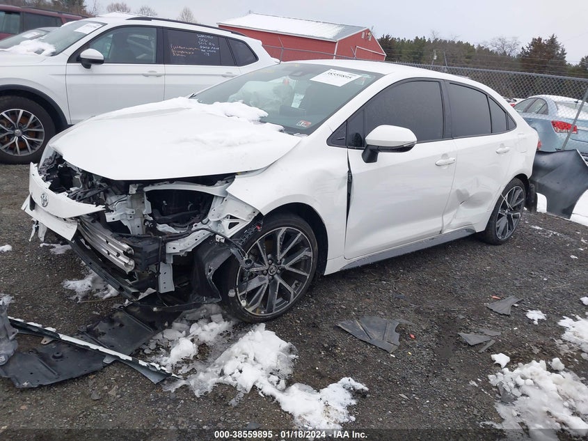 VIN 5YFS4MCE3MP061690 2021 TOYOTA COROLLA SE
