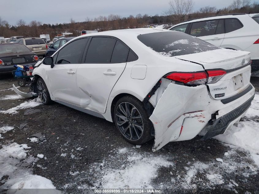 VIN 5YFS4MCE3MP061690 2021 TOYOTA COROLLA SE