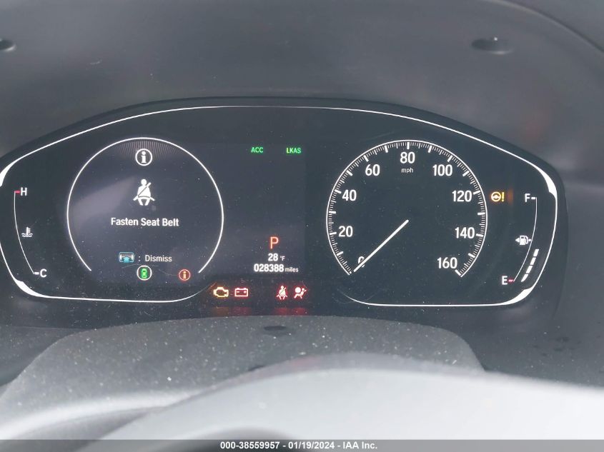 2019 HONDA ACCORD EXL - 1HGCV1F55KA076223