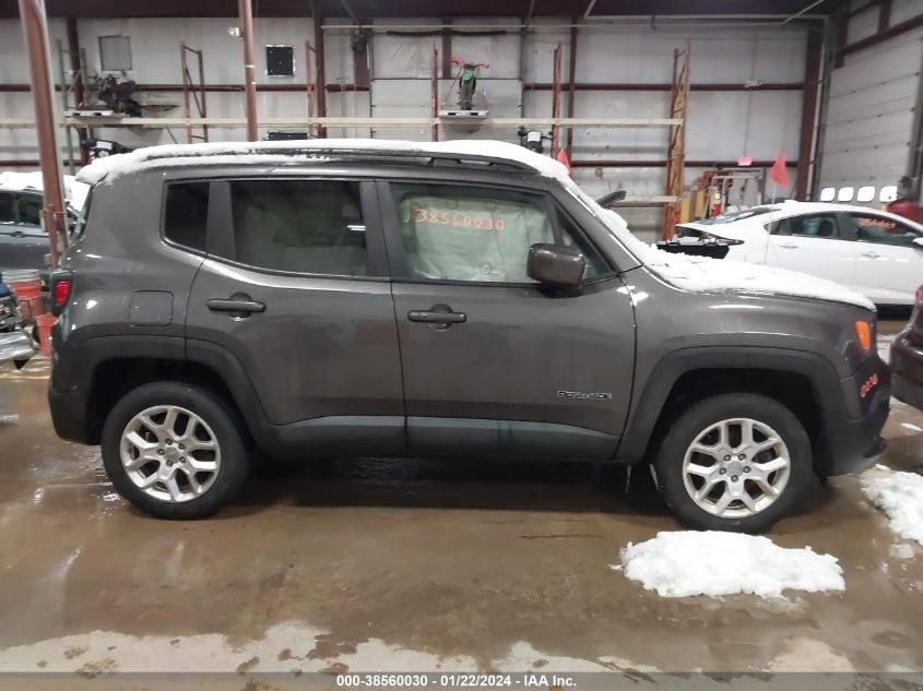 2017 JEEP RENEGADE LATITUDE - ZACCJBBB4HPE49207