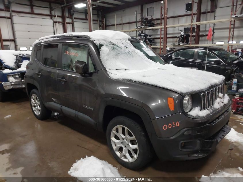 2017 JEEP RENEGADE LATITUDE - ZACCJBBB4HPE49207