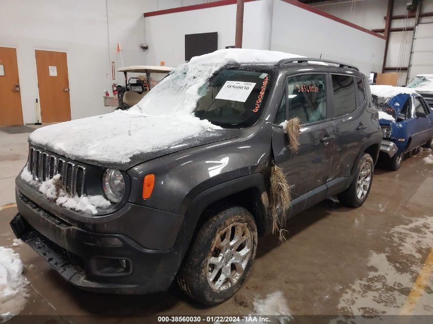 2017 JEEP RENEGADE LATITUDE - ZACCJBBB4HPE49207