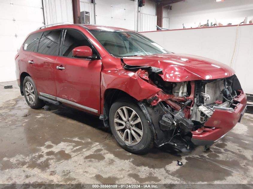 2013 NISSAN PATHFINDER SL - 5N1AR2MM7DC678649