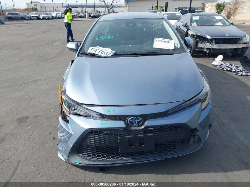 2022 TOYOTA COROLLA HYBRID LE - JTDEAMDE0NJ060782