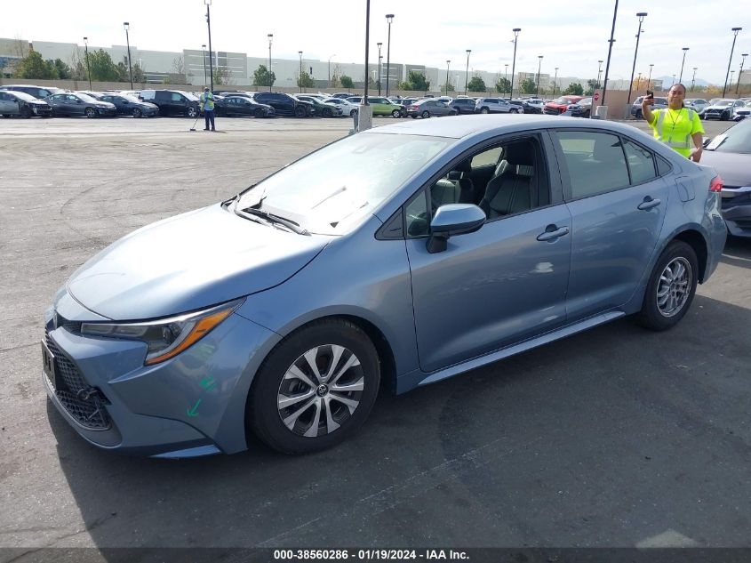 2022 TOYOTA COROLLA HYBRID LE - JTDEAMDE0NJ060782