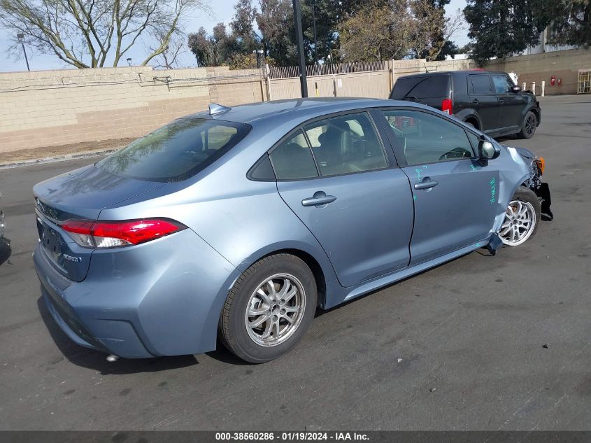 2022 TOYOTA COROLLA HYBRID LE - JTDEAMDE0NJ060782