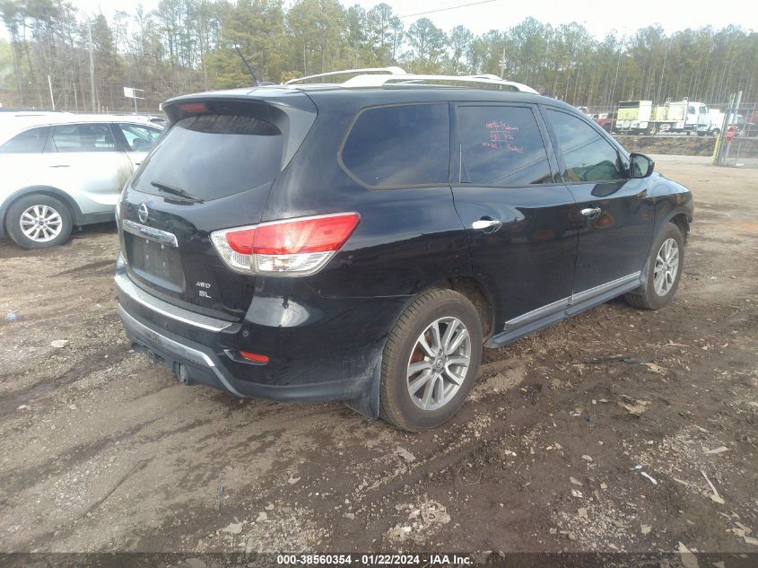 2013 NISSAN PATHFINDER SL - 5N1AR2MM7DC686864
