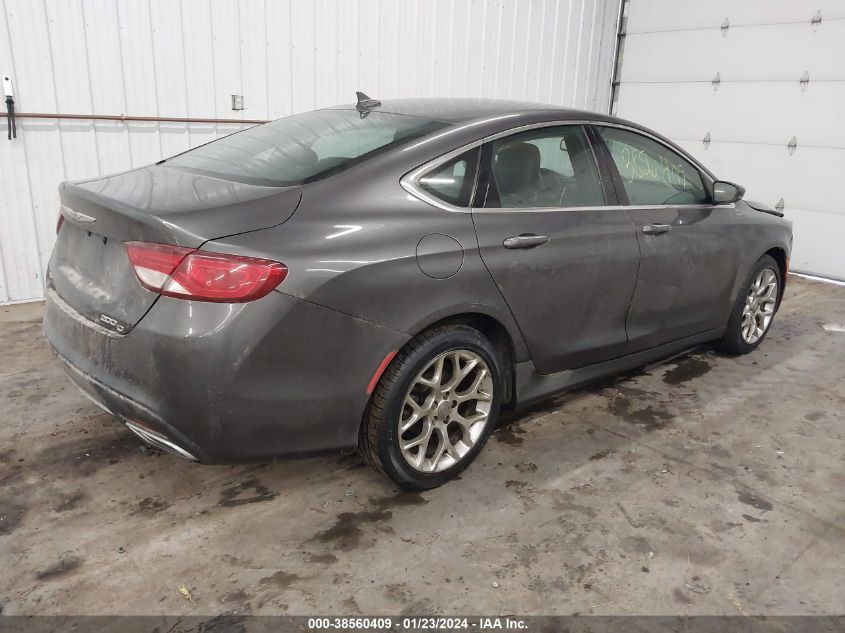 2015 CHRYSLER 200 C - 1C3CCCEG2FN585725