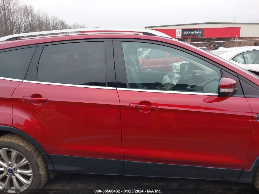 2017 FORD ESCAPE TITANIUM - 1FMCU0J97HUF01448