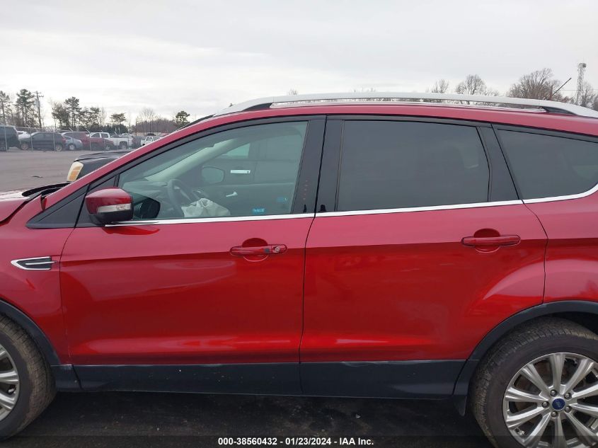 2017 FORD ESCAPE TITANIUM - 1FMCU0J97HUF01448