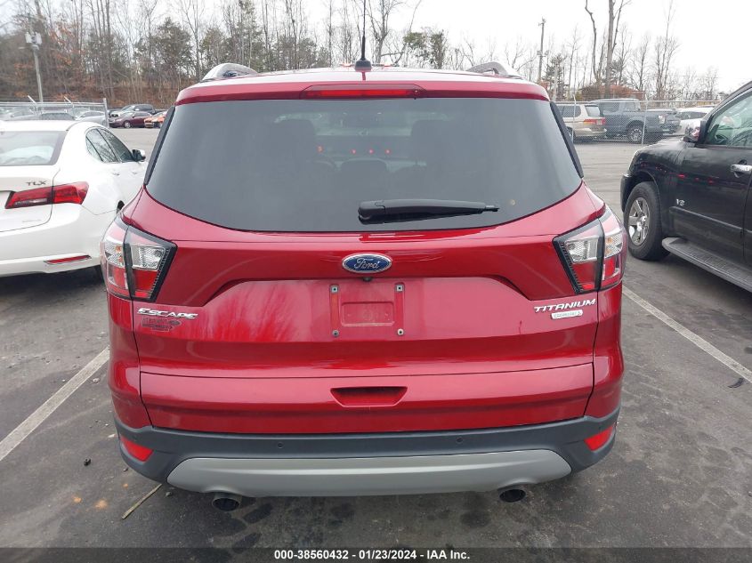 2017 FORD ESCAPE TITANIUM - 1FMCU0J97HUF01448