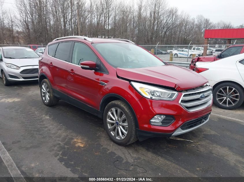 2017 FORD ESCAPE TITANIUM - 1FMCU0J97HUF01448