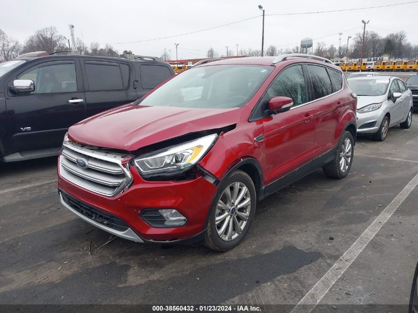 2017 FORD ESCAPE TITANIUM - 1FMCU0J97HUF01448