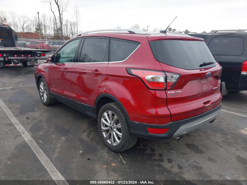 2017 FORD ESCAPE TITANIUM - 1FMCU0J97HUF01448