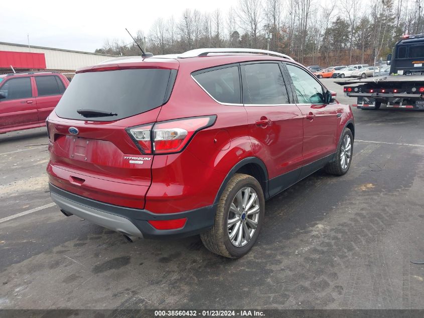 2017 FORD ESCAPE TITANIUM - 1FMCU0J97HUF01448