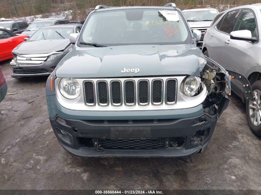 2017 JEEP RENEGADE LIMITED 4X4 - ZACCJBDB4HPG11804