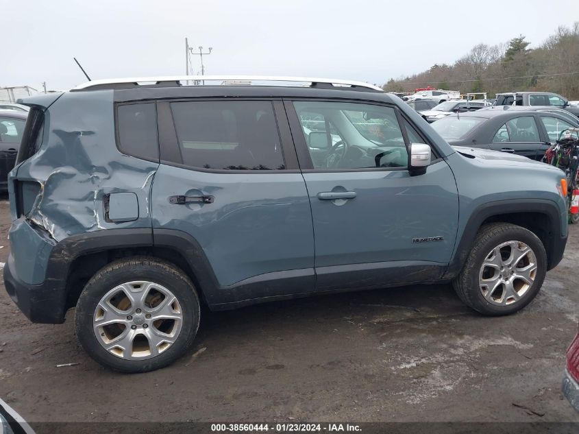 2017 JEEP RENEGADE LIMITED 4X4 - ZACCJBDB4HPG11804