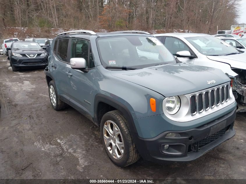 2017 JEEP RENEGADE LIMITED 4X4 - ZACCJBDB4HPG11804