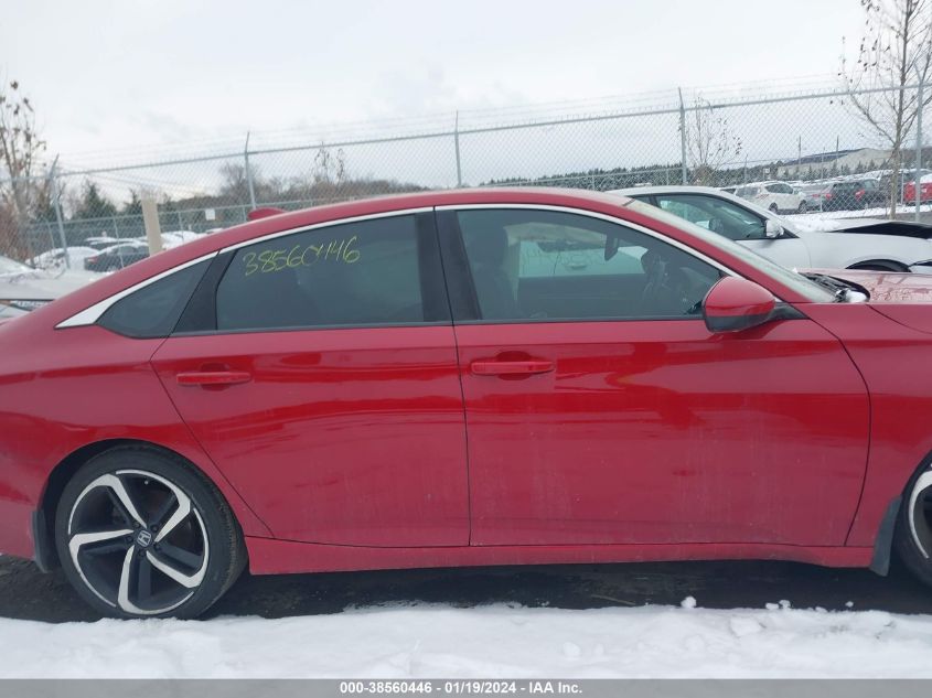 2018 HONDA ACCORD SPORT - 1HGCV1F39JA182364