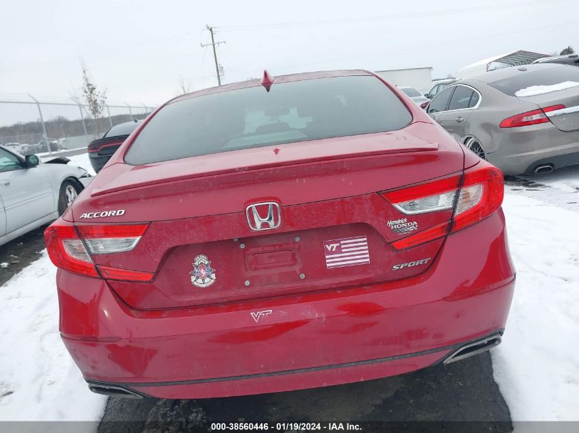 2018 HONDA ACCORD SPORT - 1HGCV1F39JA182364