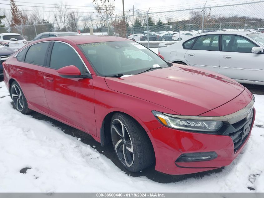 2018 HONDA ACCORD SPORT - 1HGCV1F39JA182364