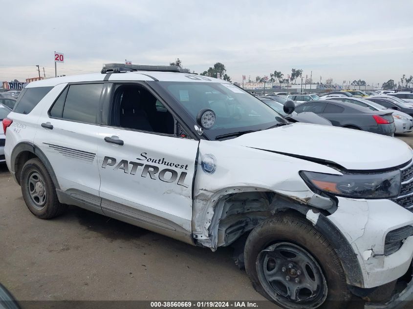2022 FORD POLICE INTERCEPTOR UTILITY POLICE INTERCEPTOR - 1FM5K8AB1NGA00999