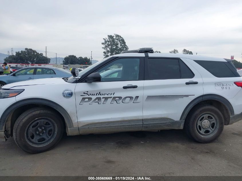 2022 FORD POLICE INTERCEPTOR UTILITY POLICE INTERCEPTOR - 1FM5K8AB1NGA00999