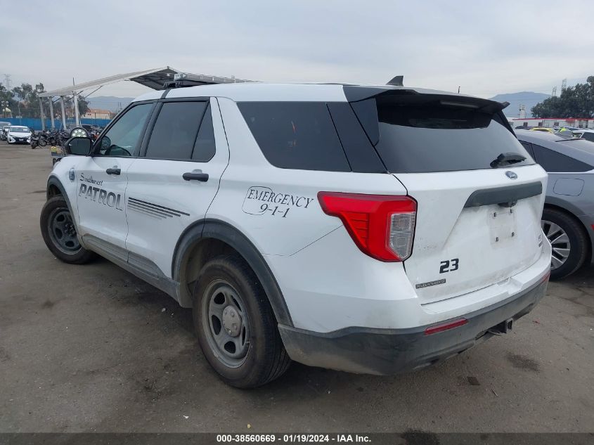 2022 FORD POLICE INTERCEPTOR UTILITY POLICE INTERCEPTOR - 1FM5K8AB1NGA00999