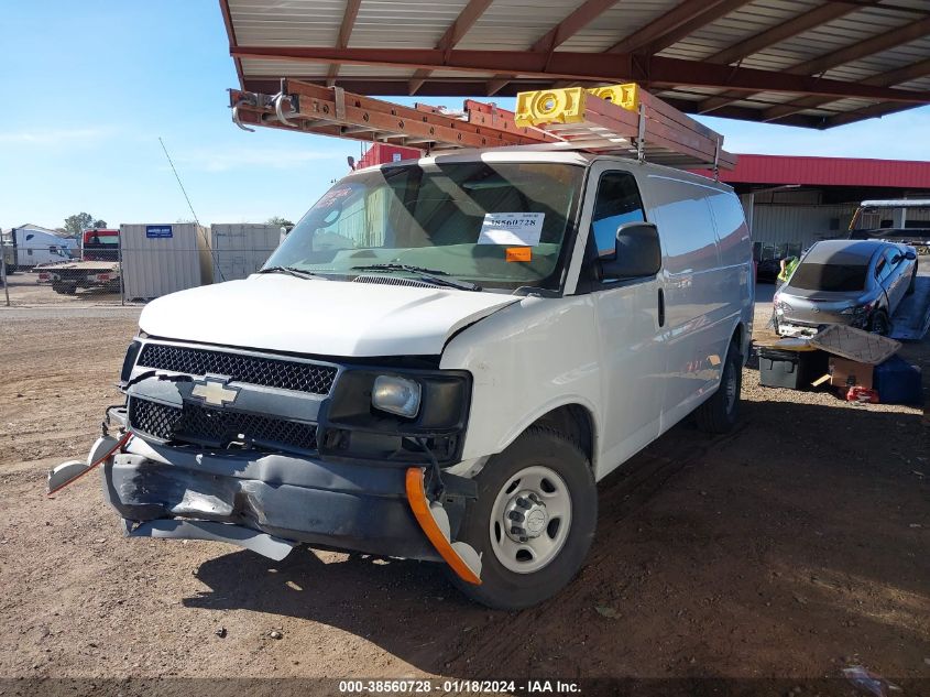 2014 CHEVROLET EXPRESS 2500 WORK VAN 1GCWGFCA5E1199609