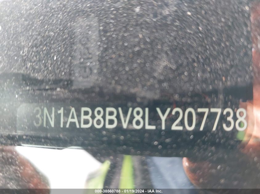 2020 NISSAN SENTRA S - 3N1AB8BV8LY207738