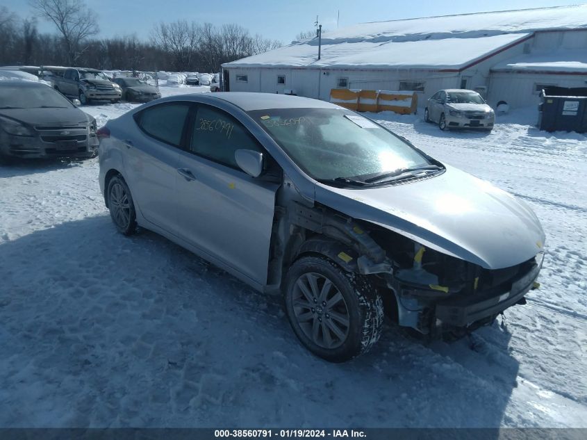 2016 HYUNDAI ELANTRA SE - 5NPDH4AEXGH653055