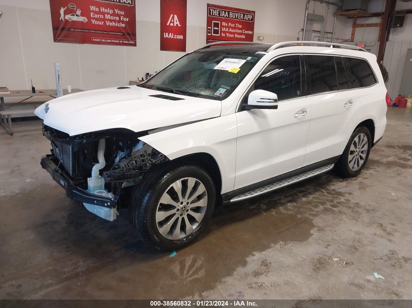VIN 4JGDF6EE9JB020692 2018 MERCEDES-BENZ GLS 450 4MATIC