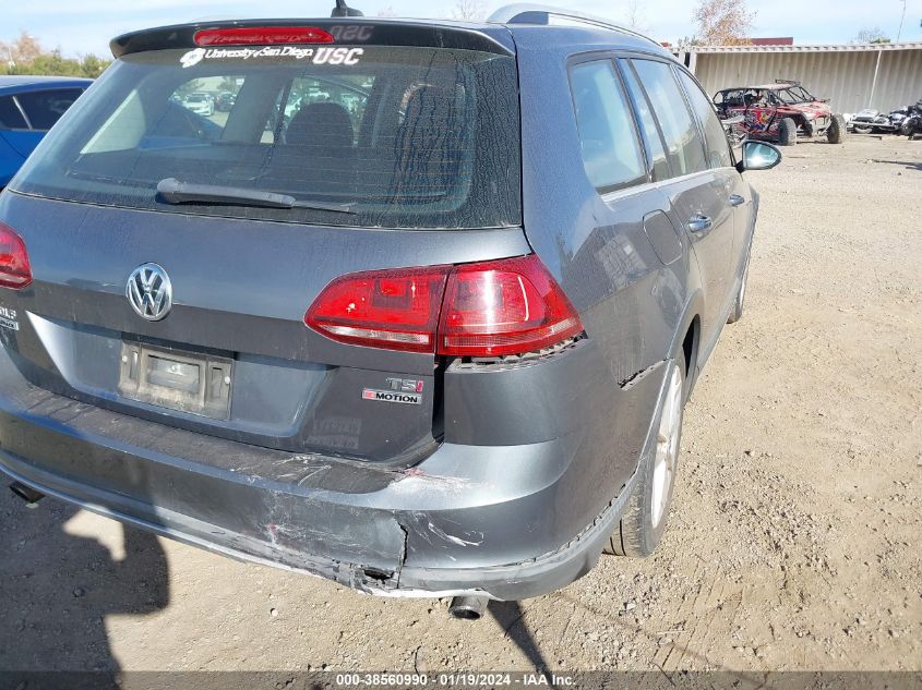 2017 VOLKSWAGEN GOLF ALLTRACK S/SE/SEL - 3VWH17AU4HM513834