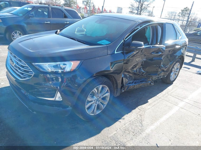VIN 2FMPK4K98NBA45460 2022 FORD EDGE TITANIUM