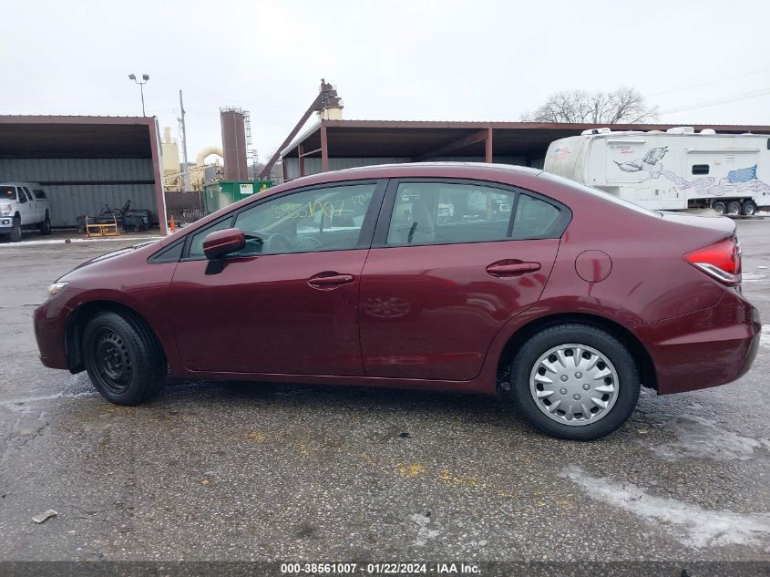 2015 HONDA CIVIC LX - 19XFB2F59FE076724