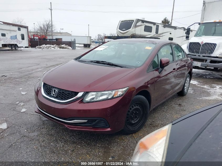 2015 HONDA CIVIC LX - 19XFB2F59FE076724