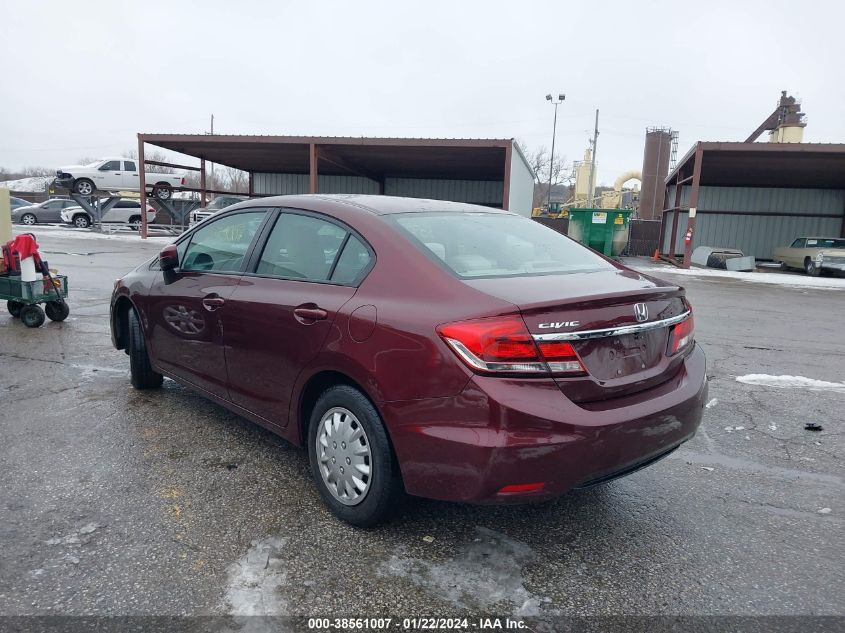 2015 HONDA CIVIC LX - 19XFB2F59FE076724