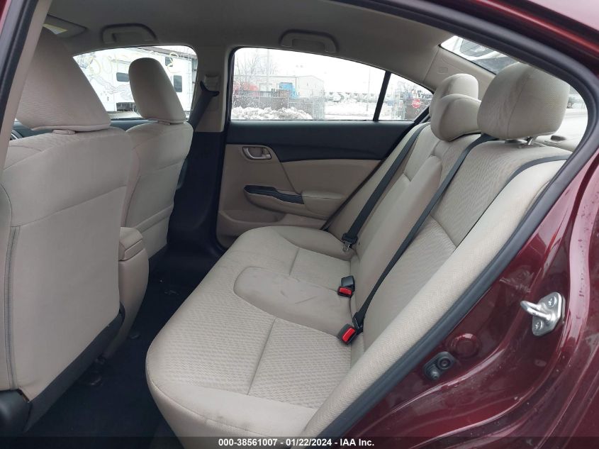 2015 HONDA CIVIC LX - 19XFB2F59FE076724