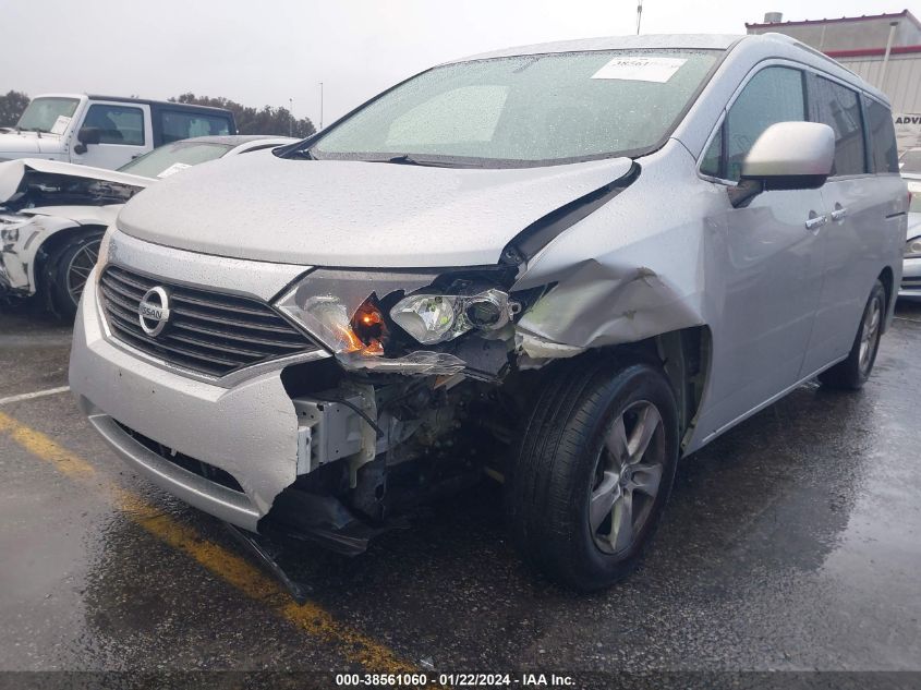 2017 NISSAN QUEST S/SV/SL/PLATINUM - JN8AE2KP1H9167538