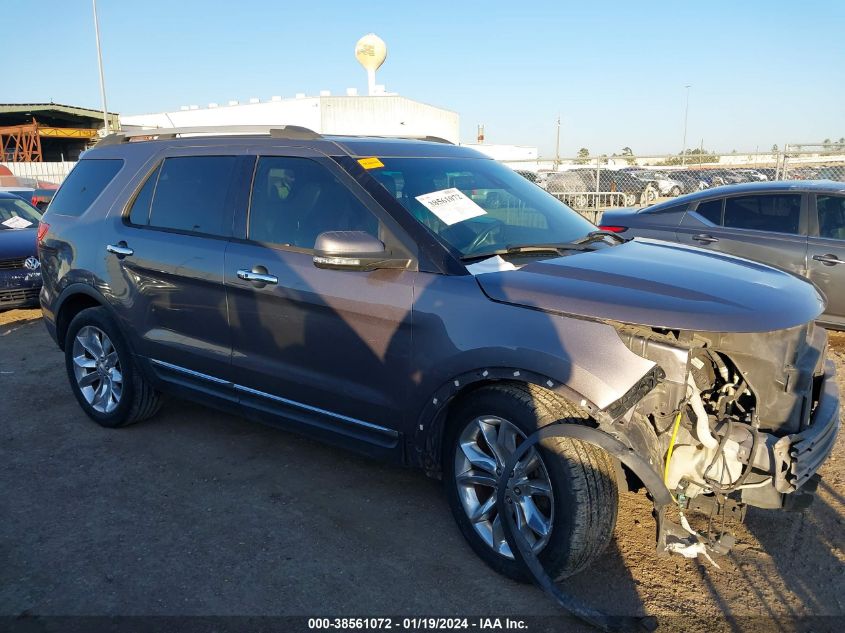 2013 FORD EXPLORER LIMITED - 1FM5K7F80DGC09981