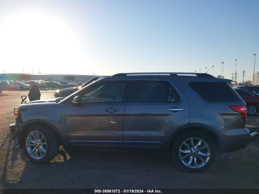 2013 FORD EXPLORER LIMITED - 1FM5K7F80DGC09981