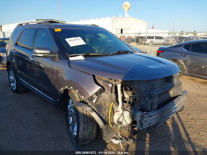 2013 FORD EXPLORER LIMITED - 1FM5K7F80DGC09981